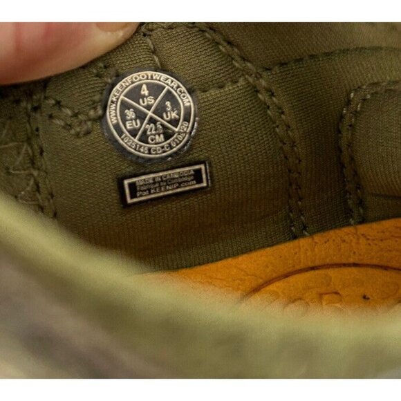 Keen Waterproof Sport Hiking close toe Sandals Dark Green Size 4 - Picture 12 of 13
